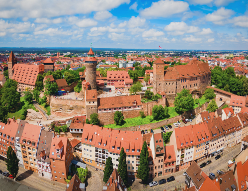 Blick auf die Nürnberger Burg